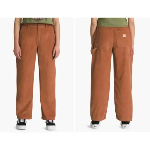 Vans High Road Ground Work Corduroy Wide Leg Carpenter Pants 28 - Picture 1 of 10